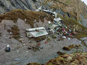 尼泊尔失联客机残骸位置确定 现场曝光