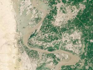 卫星图看巴基斯坦滔天洪水：1/3国土被淹没