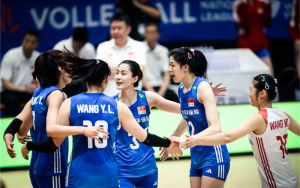 中国女排3比0战胜日本，获世联赛四连胜