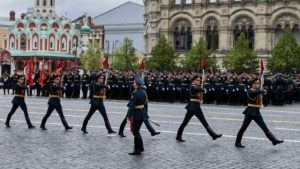 俄罗斯举行纪念卫国战争胜利79周年阅兵总彩排
