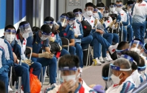 中国残奥代表团抵达日本