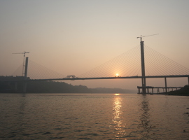 创世界记录！泸州市白沙长江大桥合龙
