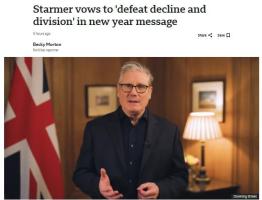 英国首相承诺将“终结衰退和分裂” 积极变革即将到来