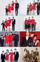 田亮晒一家新年全家福 温馨画面记录幸福时光