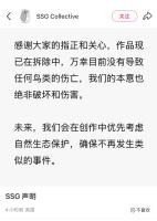 洞庭湖10米高镜面艺术品引争议 生态考量缺失