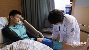 丽水队倪豪凯女友赛场心疼喊话 牵挂与祝福满病房