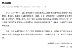 当地通报一小区楼栋墙体破裂脱落 初步原因查明