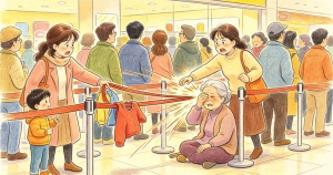 阿姨被商场隔离绳弹伤右眼 法院判了 三方责任厘清