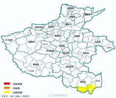 河南两部门联合发布地质灾害预警 信阳南部风险较高