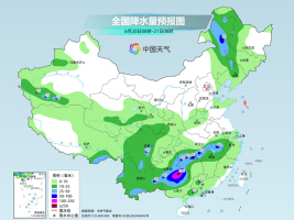 长江中下游明起降雨再度增强 多地暴雨到大暴雨