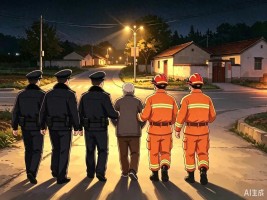 “任性”老人负气离家，民警帮忙找回