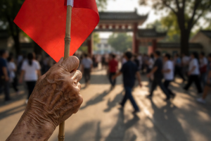 护学岗4人全是高龄老人最大67岁 校门口的安全谁来兜底？
