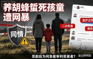 幼童蜇亡案母亲回应遭网暴 悲悯与理性并存