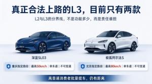 目前我国只批准两款L3车型 责任界定成关键