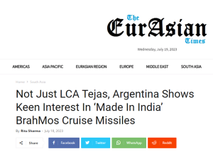 阿根廷看上“布拉莫斯”导弹，英国这次拦得住印度吗？