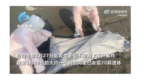 台媒称台湾西部沿海现“浮尸潮”：一个月发现20具遗体 大部分为越南籍