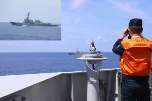 美舰非法闯中国西沙领海 中方驱离 美军挑衅再证"航行霸权