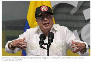 哥伦比亚总统谈以领导人逮捕令 正义进程的起步