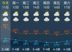 南方大范围高温明天将减弱 上海首迎凉意，对流性天气增