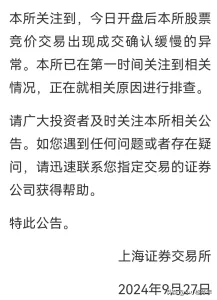 上交所将开展全网测试 技术升级护航市场稳定