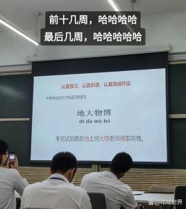 期末周大学生有自己的名词解释