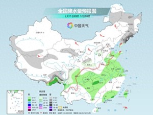 北方多地元宵節(jié)當天迎本周最冷白天 中東部雨雪增多