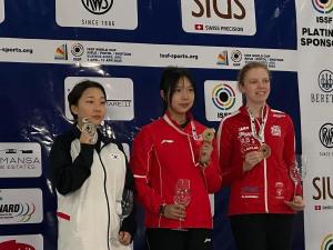 恭喜,！18歲王子菲高居女子10米氣步槍世界第一 今年兩破世界紀錄 中國射擊新星閃耀