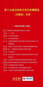 胡友平獲全國見義勇為英雄稱號 英勇事跡永載史冊