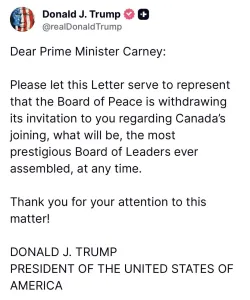 特朗普卡尼“口水仗”升级 加总理强硬回击