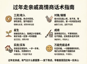 过年回家面对亲戚的万能回复 高情商话术轻松应对