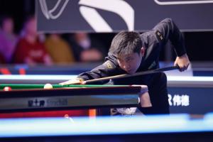 中国名将11连胜纪录遭终结 赵心童止步16强