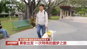 视障大叔与导盲犬的圆梦之旅 追逐心中的光亮