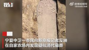 市民在自家农场发现疑清代官员墓葬 专家将鉴定真伪