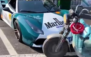 大爷撞法拉利 掏163元和4棵菜赔偿 暖心一幕感动网友