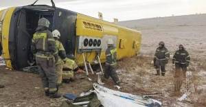 在俄发生车祸大巴车乘客多为中国工人 事故致2死10伤