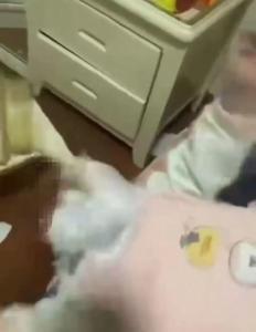 幼童被人多次掌掴且头部被倒奶 事件引发广泛关注