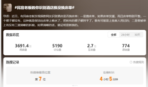 你睡的酒店床单可能别人刚睡过 民宿老板教你识别小技巧