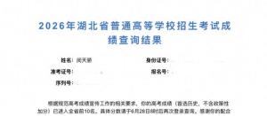 爸爸起床顺手查分女儿成绩全省前10 成绩被屏蔽引发关注