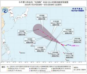 超强台风白海豚登陆地有多种可能 未来走势尚不明朗