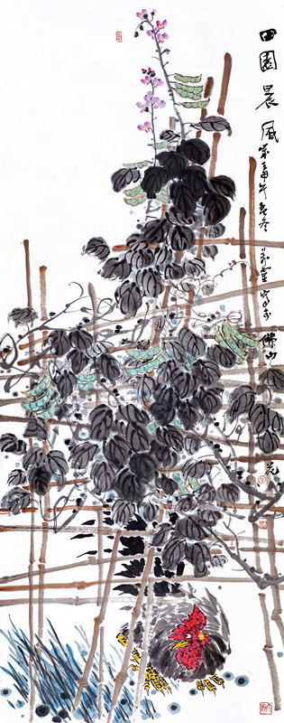 疏影横斜蕴灵气 浓淡相宜绽异姿——记青年画家孙万灵的花鸟意境