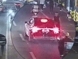 男子驾车疑遇“碰瓷”私了赔钱后报警 故技重施再落网