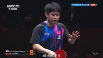 林詩棟無緣WTT香港男單決賽 憾負張本智和