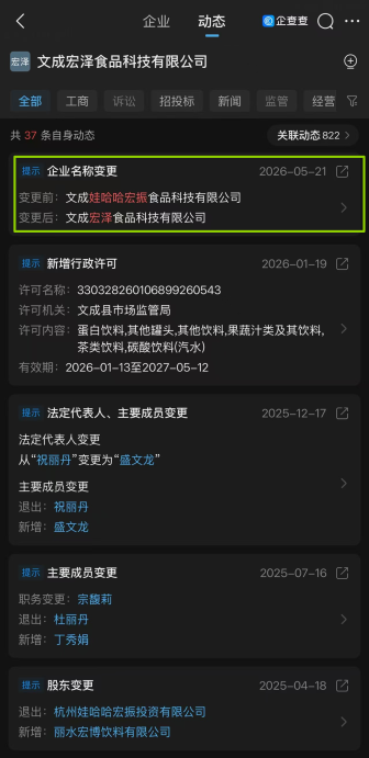 宗馥莉把自己名字印在包裝上 品牌切割再進(jìn)一步