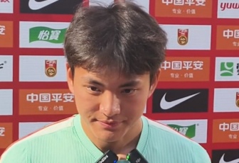李昊國足首秀后：22歲并不算年輕 還需更多努力展現(xiàn)自己