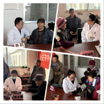 泰安市中心医院巡回医疗队走进岱岳区角峪镇西南裕村开展健康巡回医疗活动
