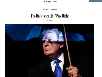 纽约时报批特朗普“是法西斯” 行动证明一切