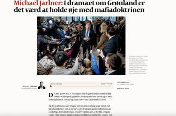 欧洲多国出兵格陵兰 或将部署战斗机 北极博弈加剧