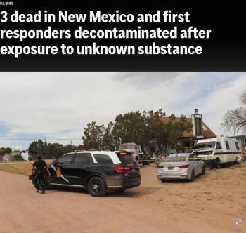 美国三人因接触不明物质死亡 急救人员亦受影响