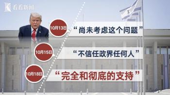 特朗普罕见背书内塔尼亚胡 一场政治豪赌