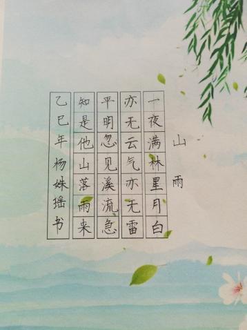  沣东第八学校-杨姝瑶      